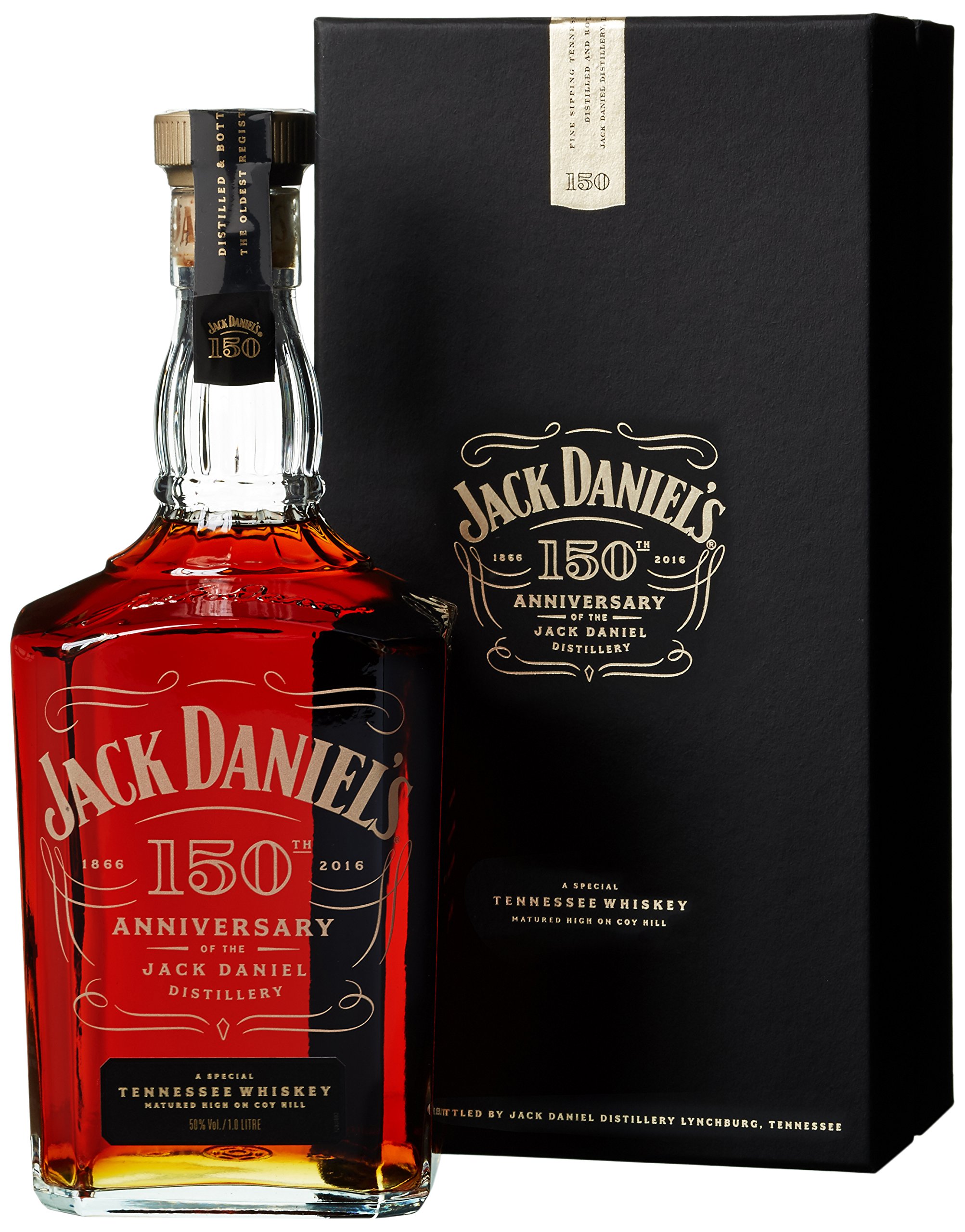 Jack Daniel's 150th Anniversary Tennessee Whisky Gift Boxed (1 x 1